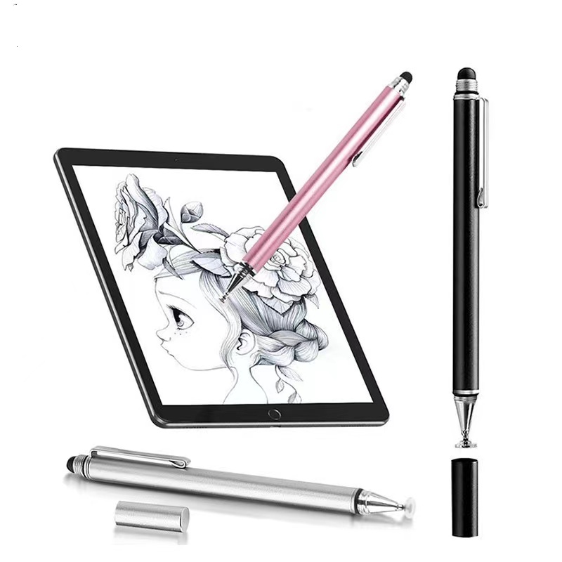 Universal 2 in 1 Stylus Pen Drawing Tablet Pens Capacitive Touch Screen