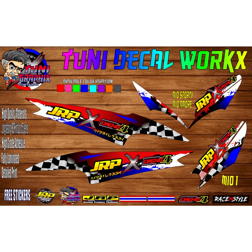 MIO SPORTY/1/AMORE (JRP X DAENG STOCK DECALS) Shopee Philippines