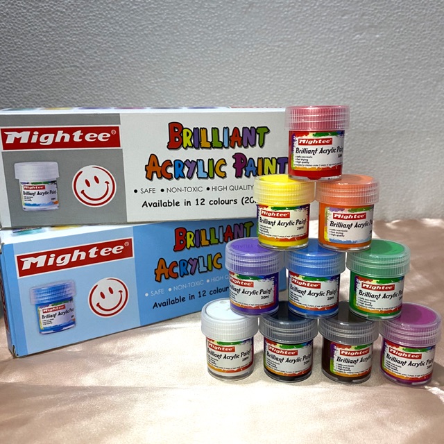 ‼️Restock‼️Mightee Brilliant Acrylic Paint Shopee Philippines