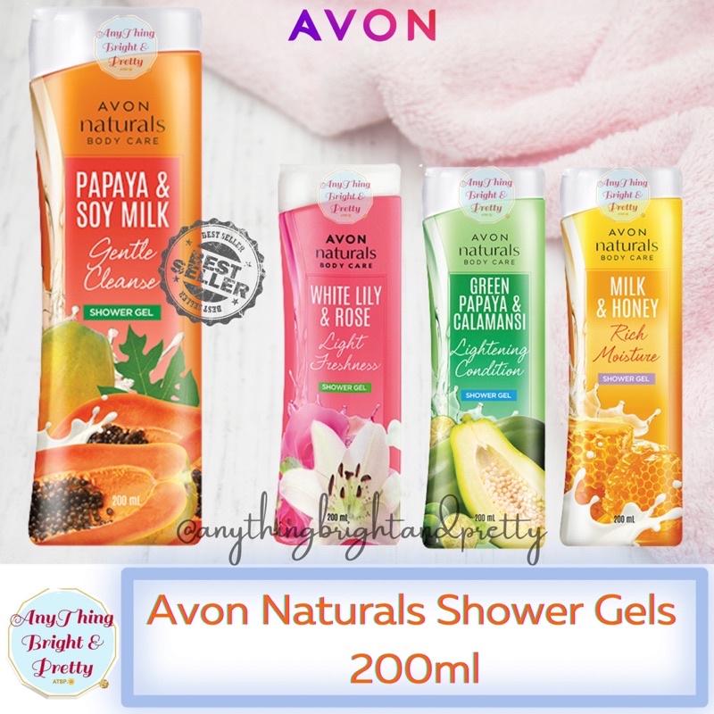 Avon Naturals Shower Gels 200ml Shopee Philippines