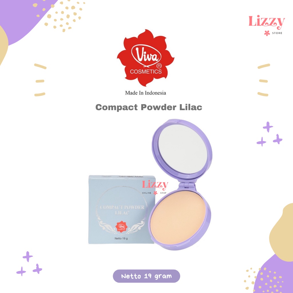 Viva Compact Powder Lilac Pressed Powder 19g Shopee Philippines