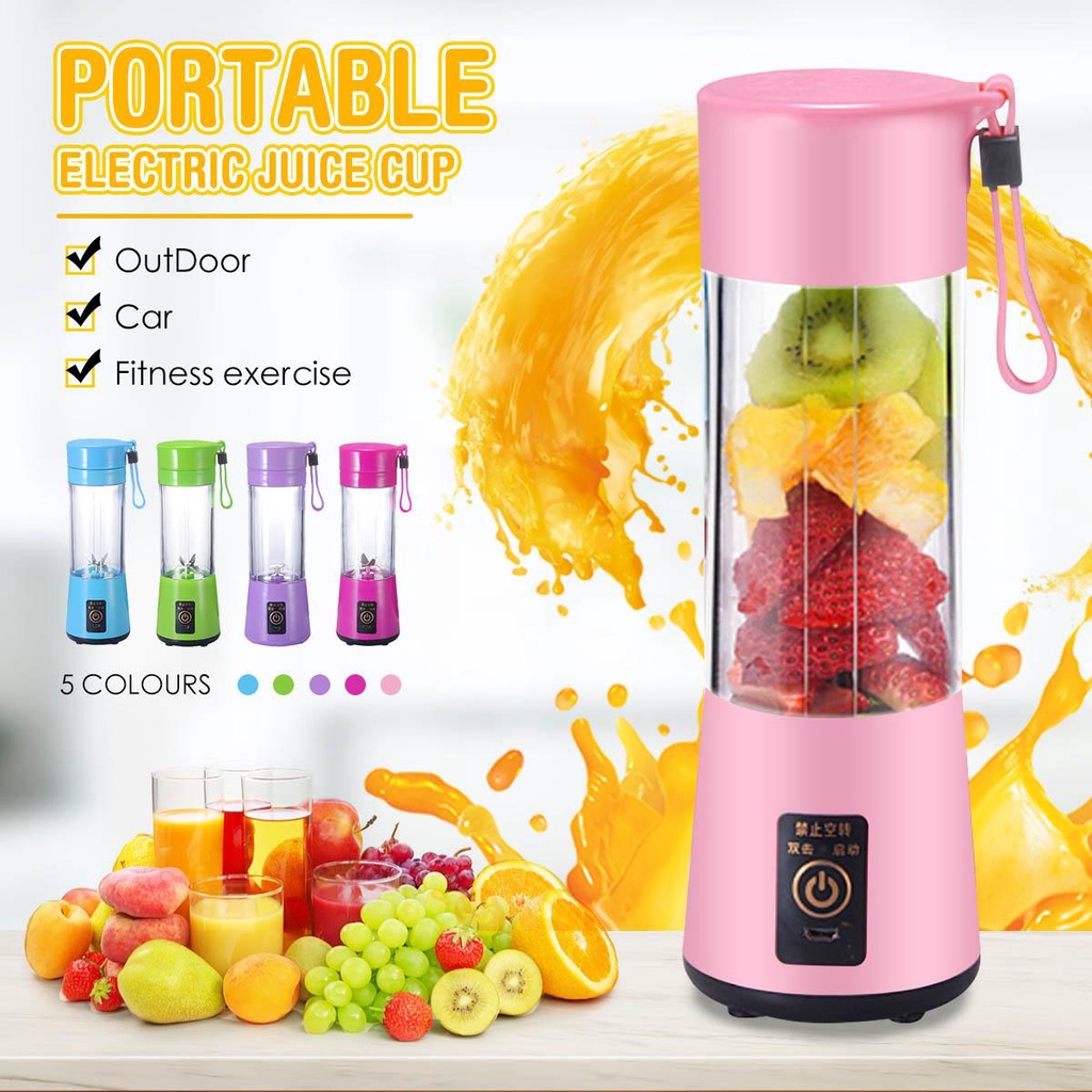 Rechargeable Electric Fruit and Vegetable Blender Cup Juicer Extractor