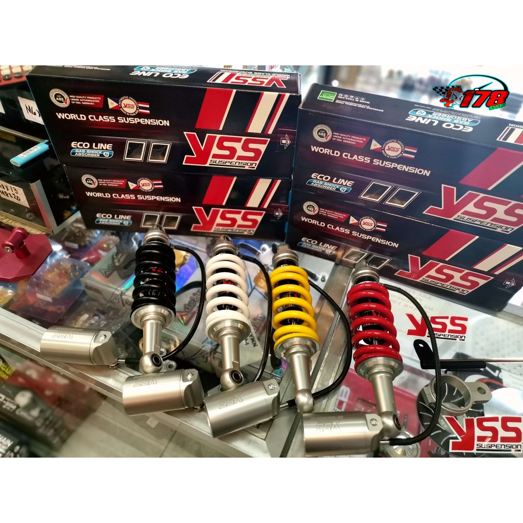 YSS gas eco line shock raider 150 285MM with gas tank(orig) Shopee