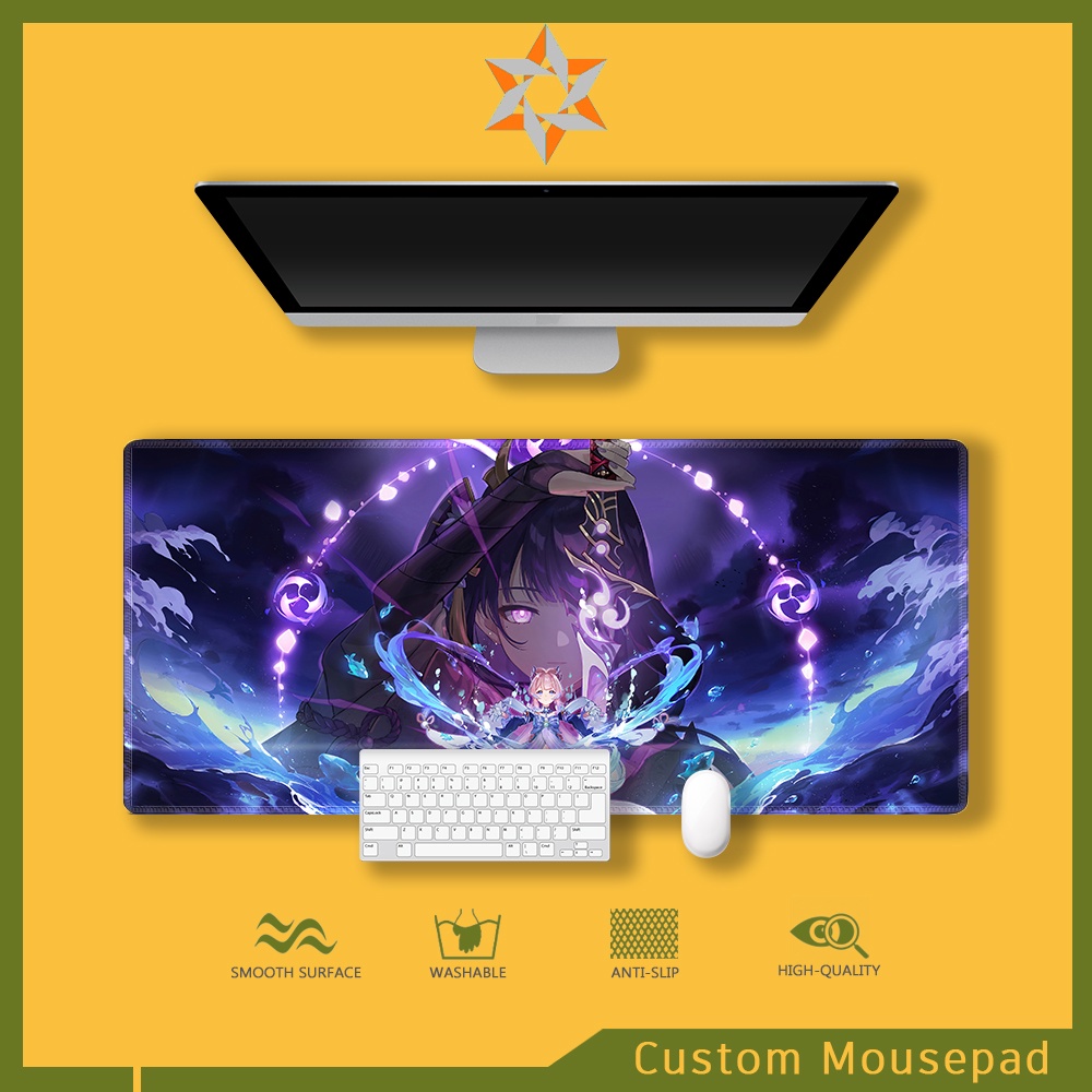 Genshin Mouse Pad extended cute Mousepad large Gaming mouse pad Anime