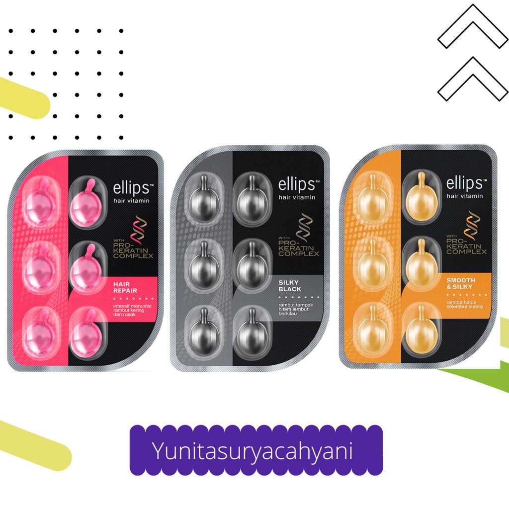 Ellips hair Vitamins Ellips hair vitamin Sachets Contents 6