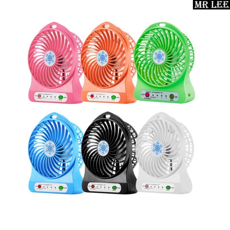 Portable Mini Fan Rechargeable With Battery USB Port cool fan Shopee