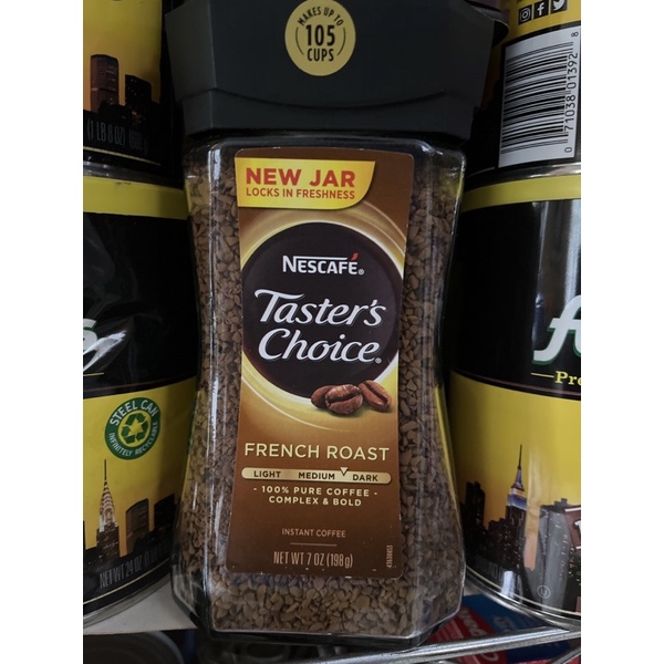 Nescafe Taster's Choice French Roast Instant Coffee 198g Shopee