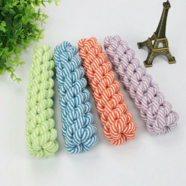 Handmade Pet Toy Knot Corn Toy Chewy Dog Cat (20cm) Shopee Philippines