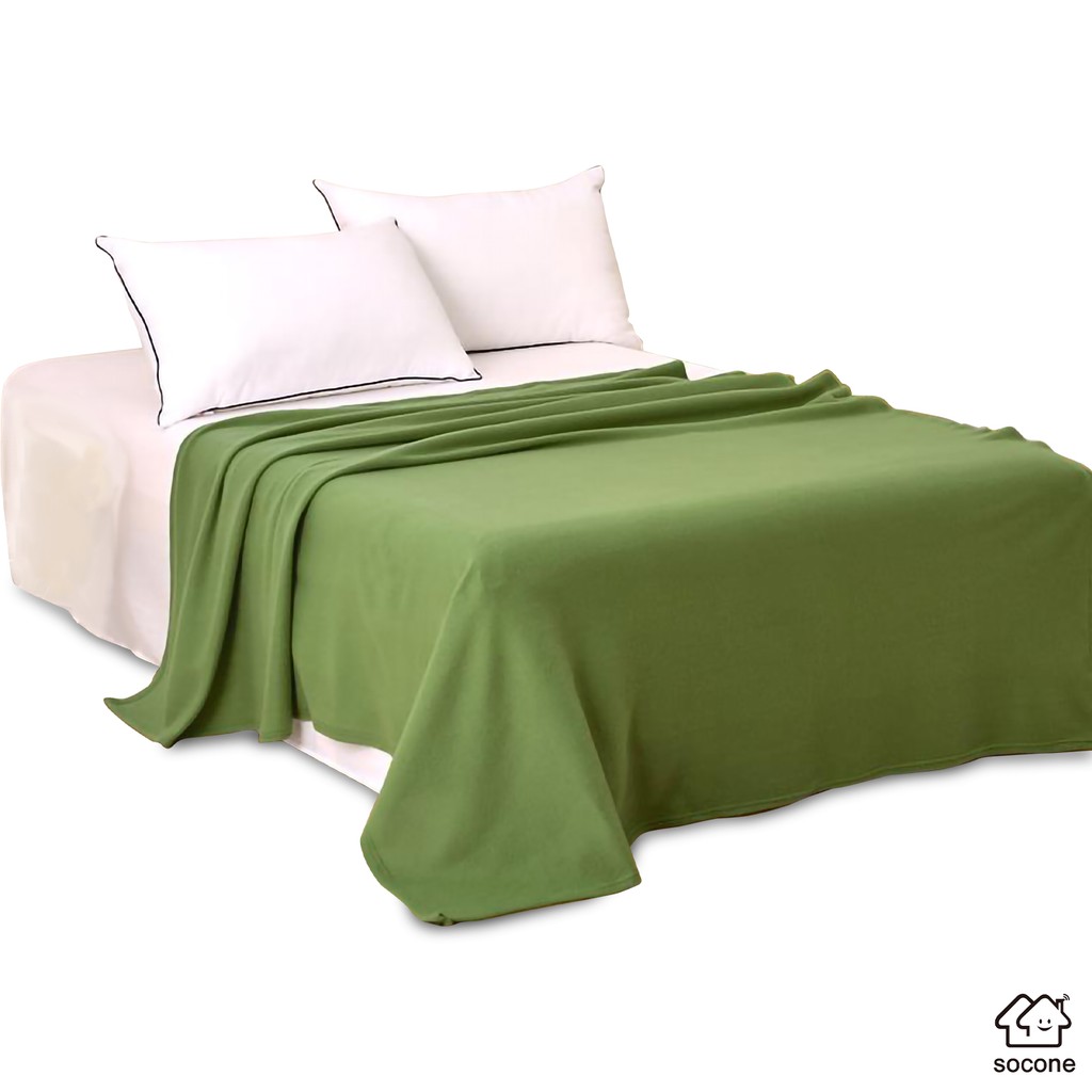 Socone Travel Fleece Blanket Plain 150X200CM 1102 Shopee Philippines
