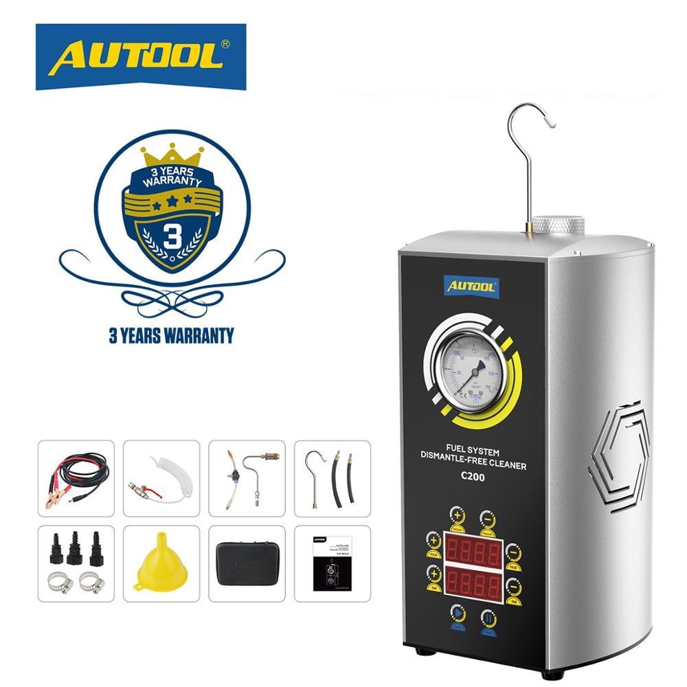 AUTOOL Auto Fuel Injector Cleaning Machine Motorcycle Fuel Injector