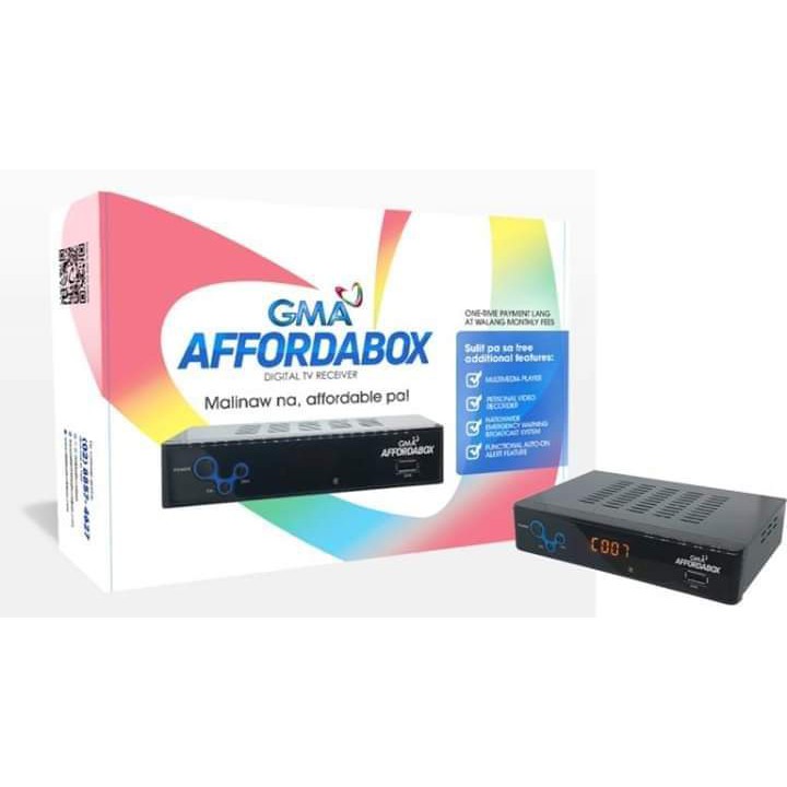 GMA Affordabox Digital Reciever Digital Tv Box W/ HDMI Port ,Multimedia