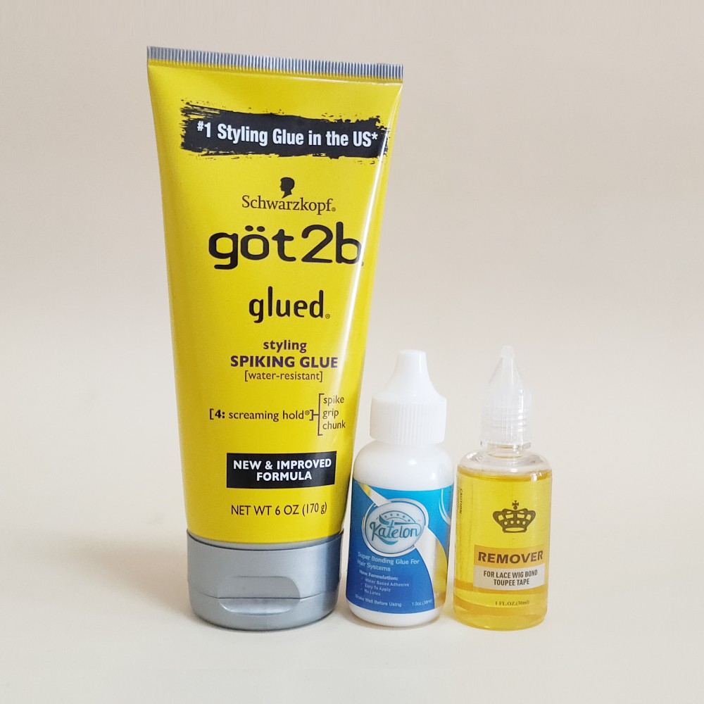 38ML Waterproof Lace Wig Bonding Glue 170G got2b gel glue for lace wig Glue on toupee Invisibale