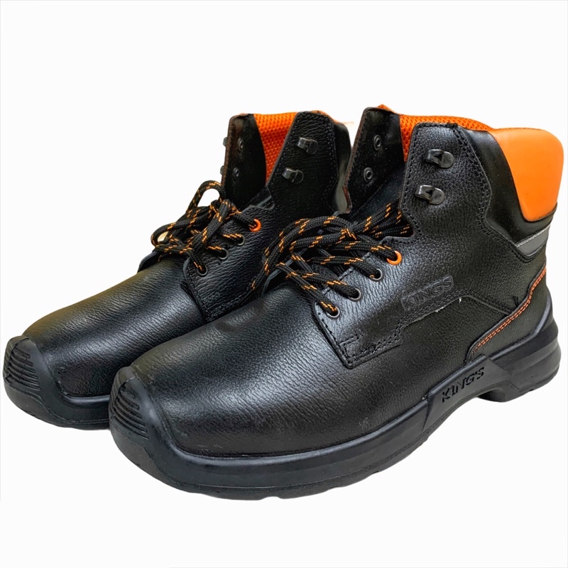 King's Safety Shoes KWD901K Full Printed Genuine Leather High Cut With