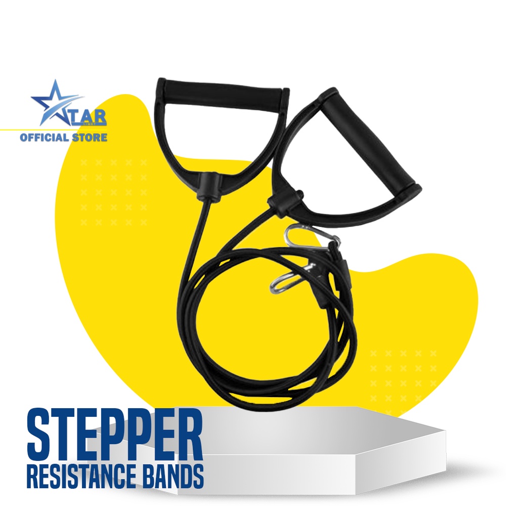 Yoga Stepper Rope Resistance Bands Workout Exercise Band with Comfort