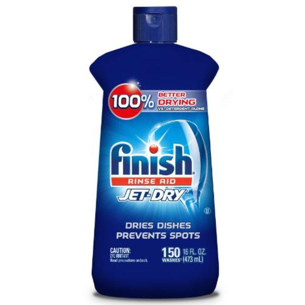 Finish JetDry Rinse Aid, Dishwasher Rinse Agent & Drying Agent, 16 Fl