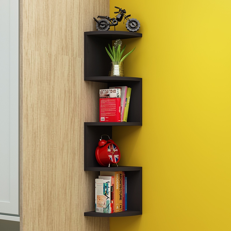 5 Tier Decorative Wall Shelves Bookshelf 5 Tier Floating Shelves Nordic