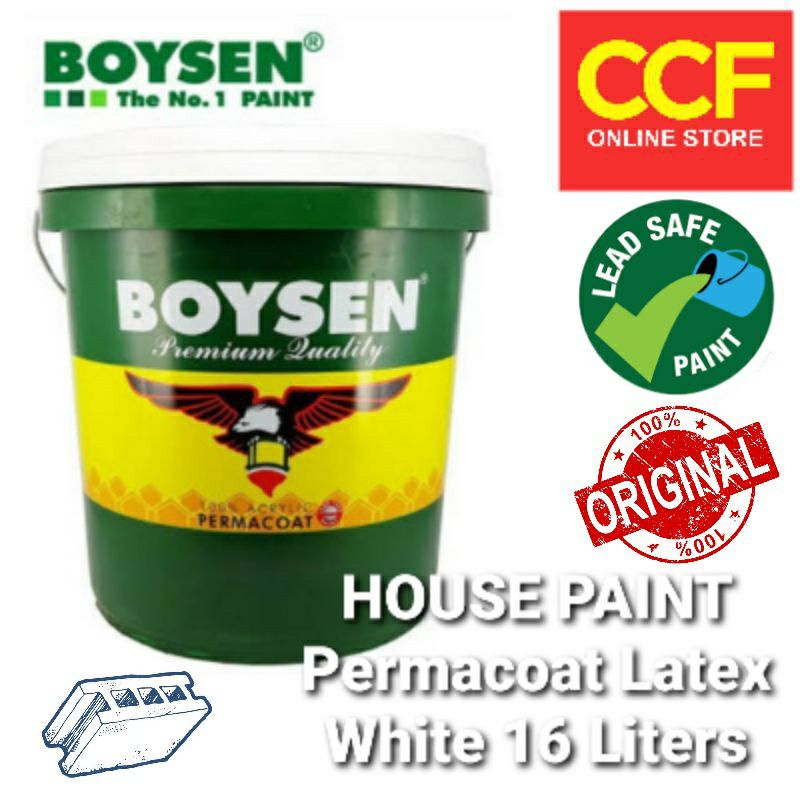 BOYSEN Latex Paint White 16 Liters Pail Barrel Shopee Philippines