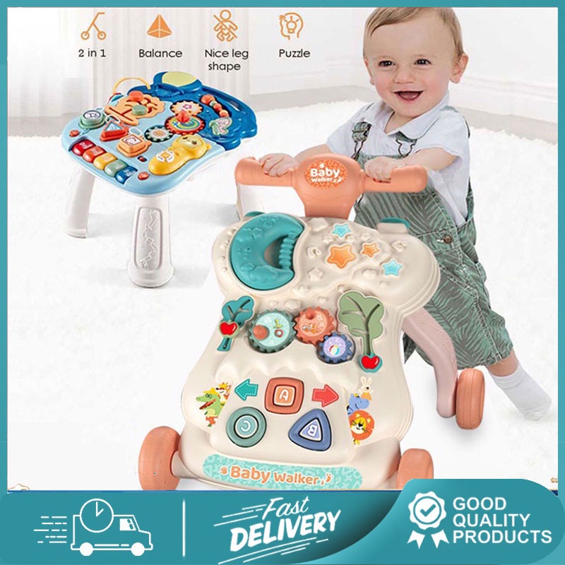 Multifunctional Baby Walker Wheel Assisted Stroller Baby Baby Walker