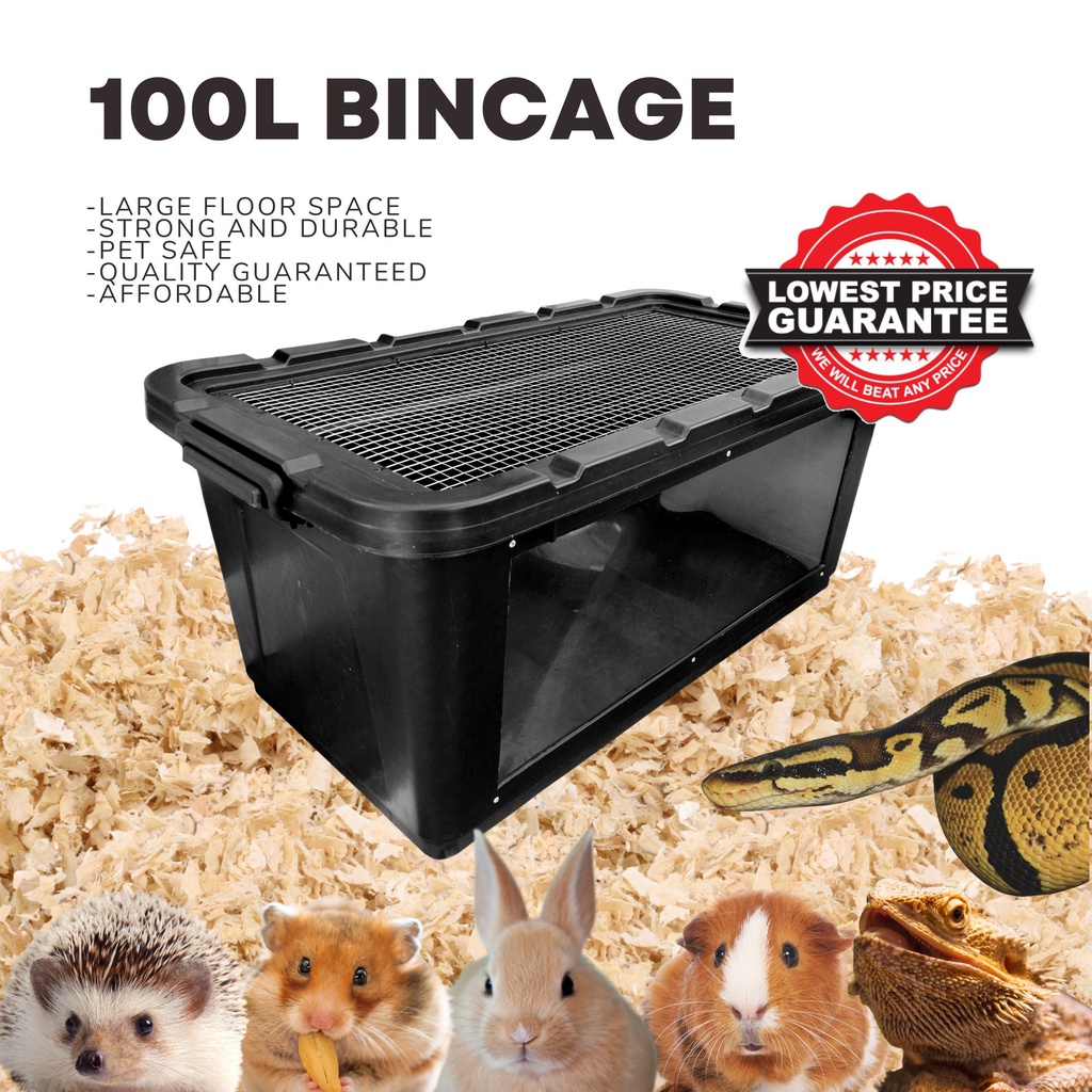100L Bin Cage/ Hamster Cage/ Hedgehog Cage/ Bin Cage/ Pet Cage/ Rabbit