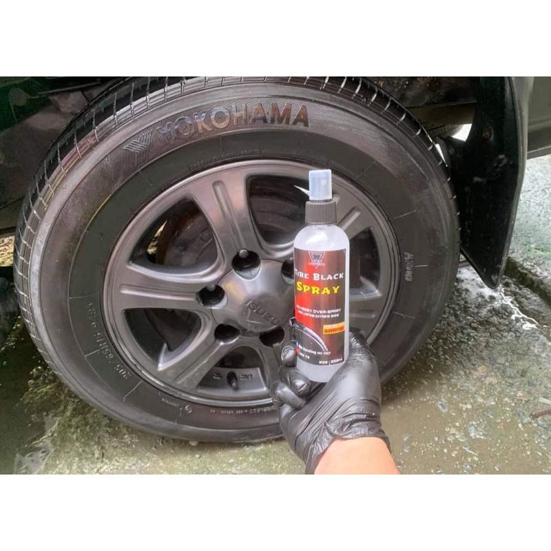 TIRE BLACK SPRAY 250ml Shopee Philippines