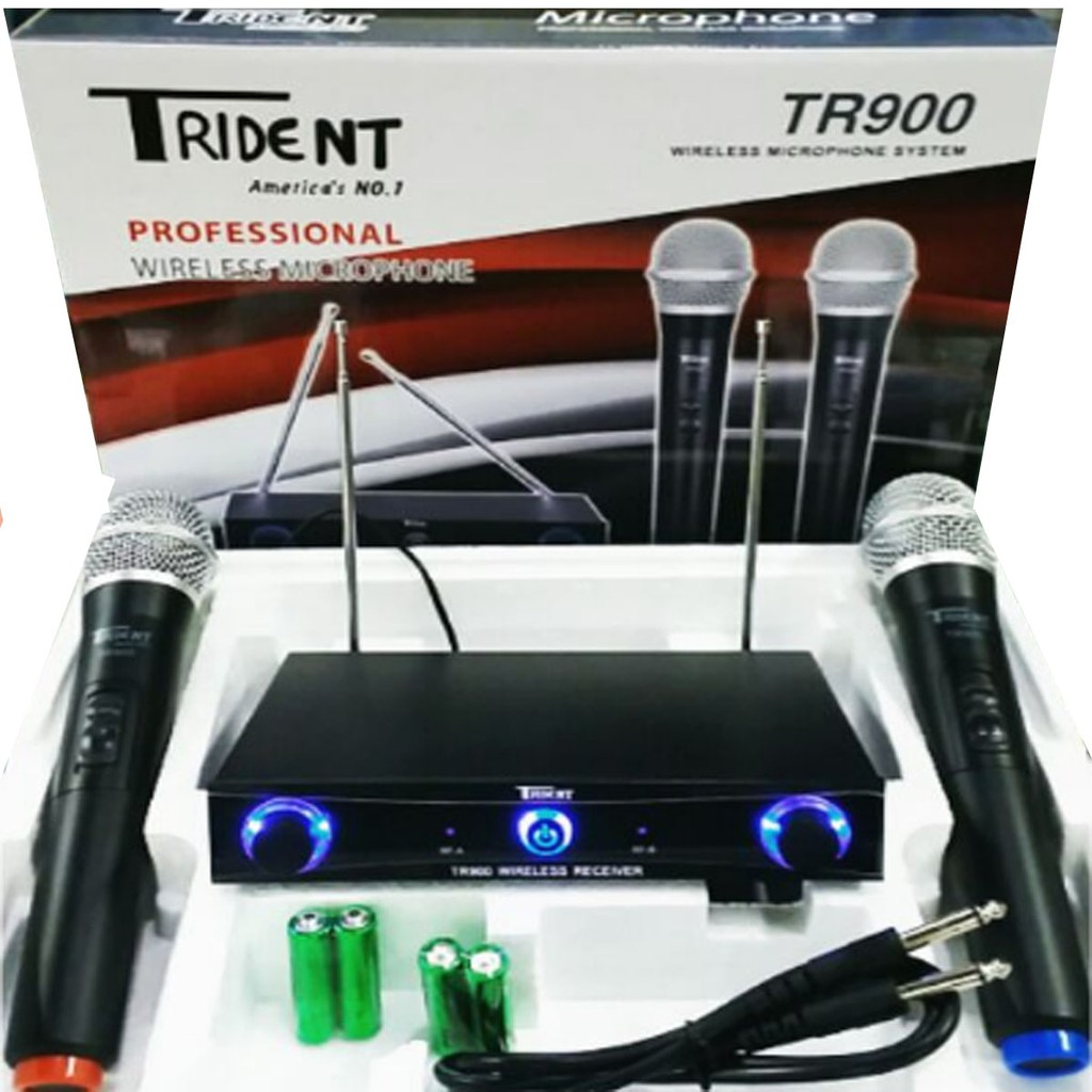 TRIDENT TR900 WIRELESS MICROPHONE Shopee Philippines