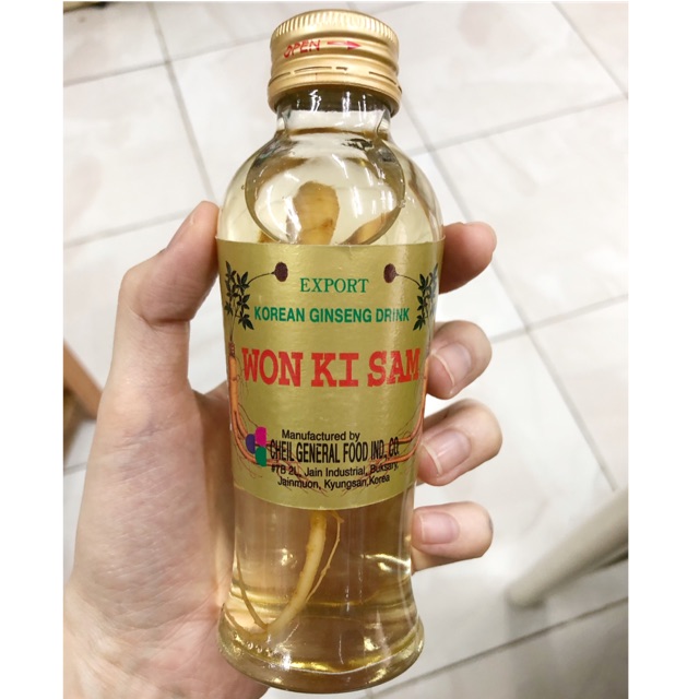 Korean Ginseng Drink Won Ki Sum Korea (Won Sam) 120ml. Shopee Philippines