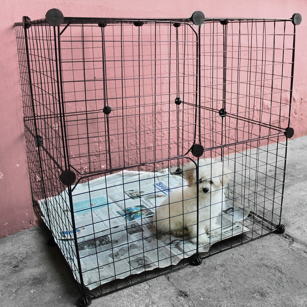 4x4 DIY Pet Cage with 2 Door for Dog Cage Cat Cage Bird Cage Pet Playpen Shopee Philippines