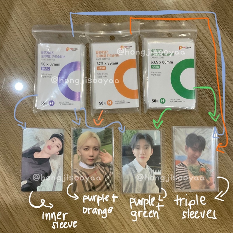 POPCORN GAMES PCG CARD SLEEVES Shopee Philippines