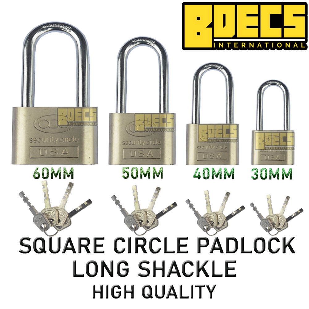 Padlock Security Circle Heavy Duty Long Shackles (1pc) Shopee Philippines