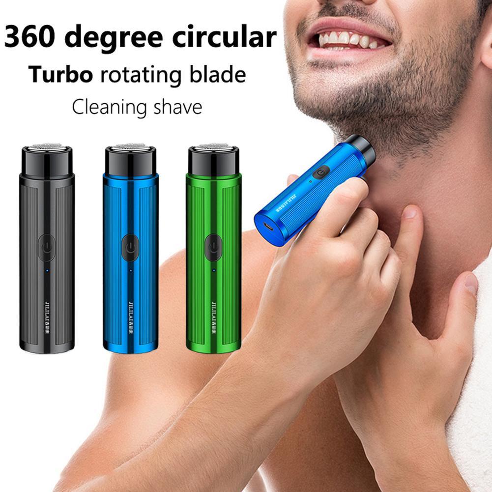 JILILAI Mini Portable hair razor Electric Shaver For men Beard Trimmer