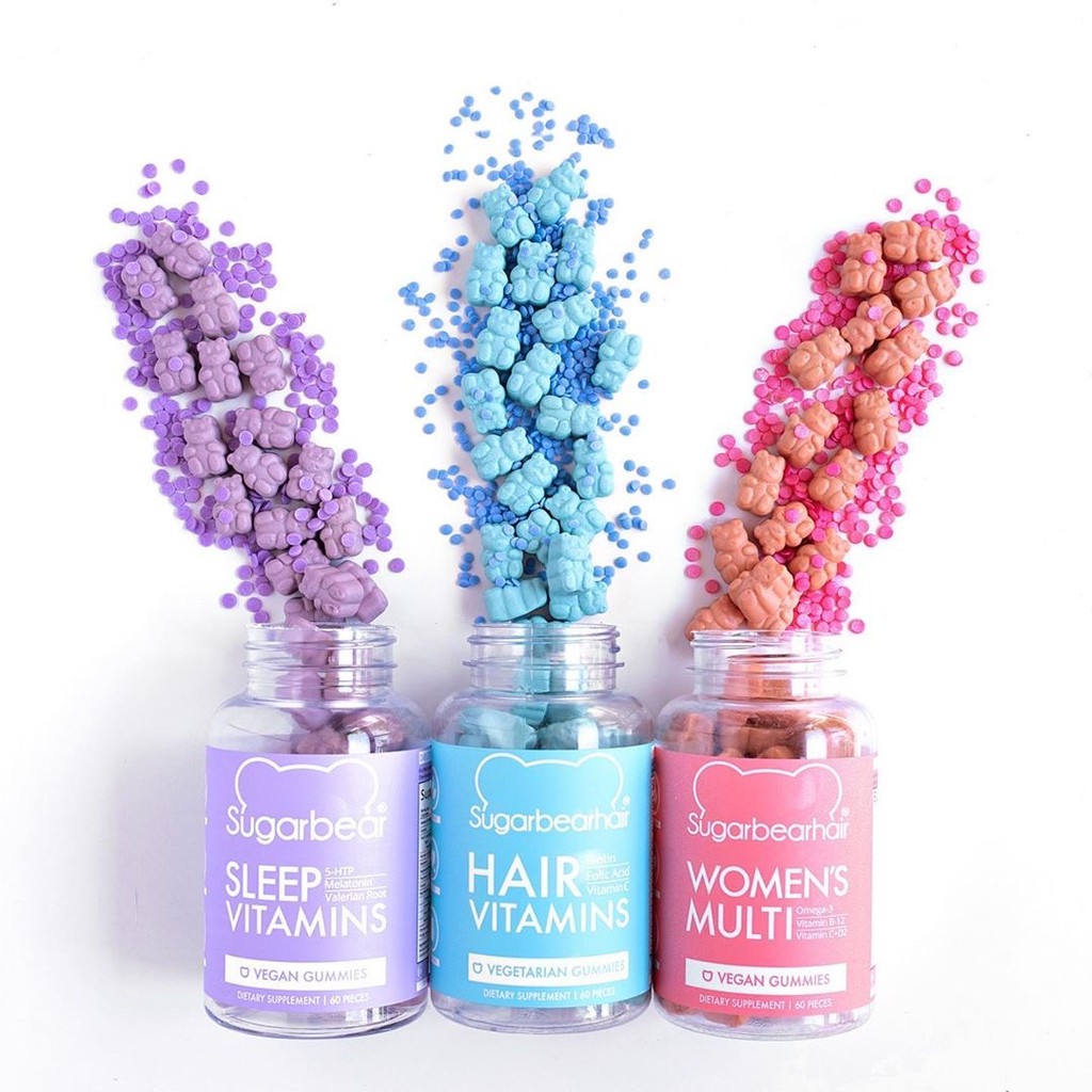 SUGAR BEAR HAIR Gummy Vegan Vitamins (Per Bottle) Shopee Philippines