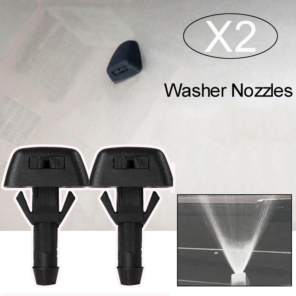 2Pcs/Set Front Windscreen Windshield Wiper Washer Jet Spray Nozzle For Volvo C30 V40 S40 V50 C70