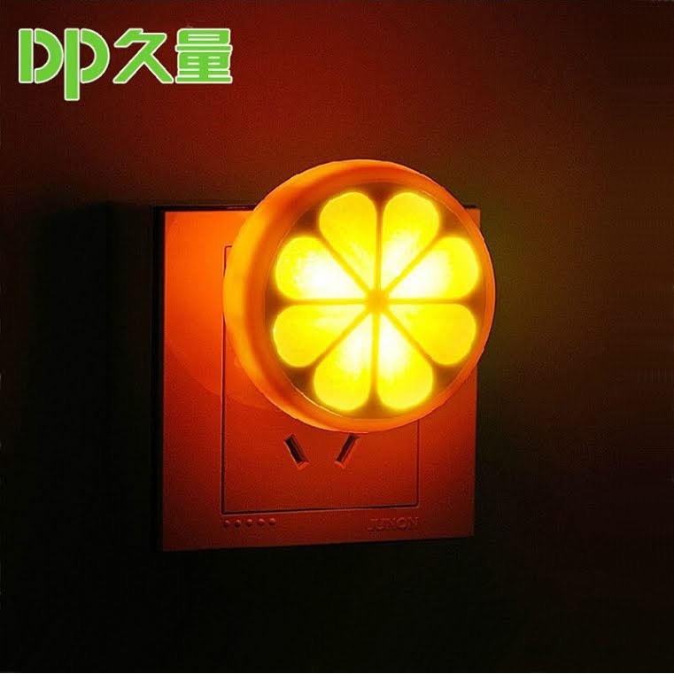 Dimming Orange Night Light Automatic Light Control Sensor LED Dim Light
