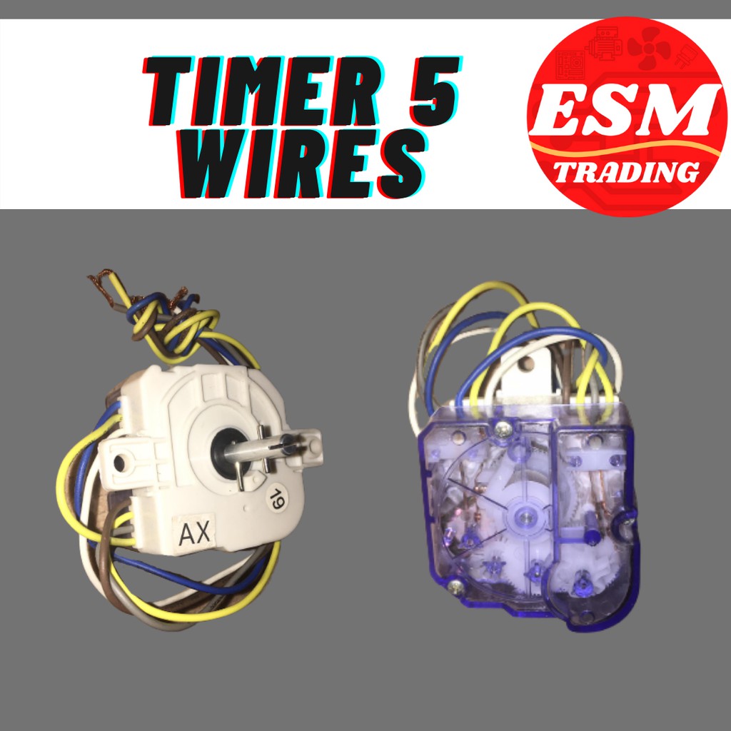WASHING MACHINE TIMER 5 WIRES Shopee Philippines