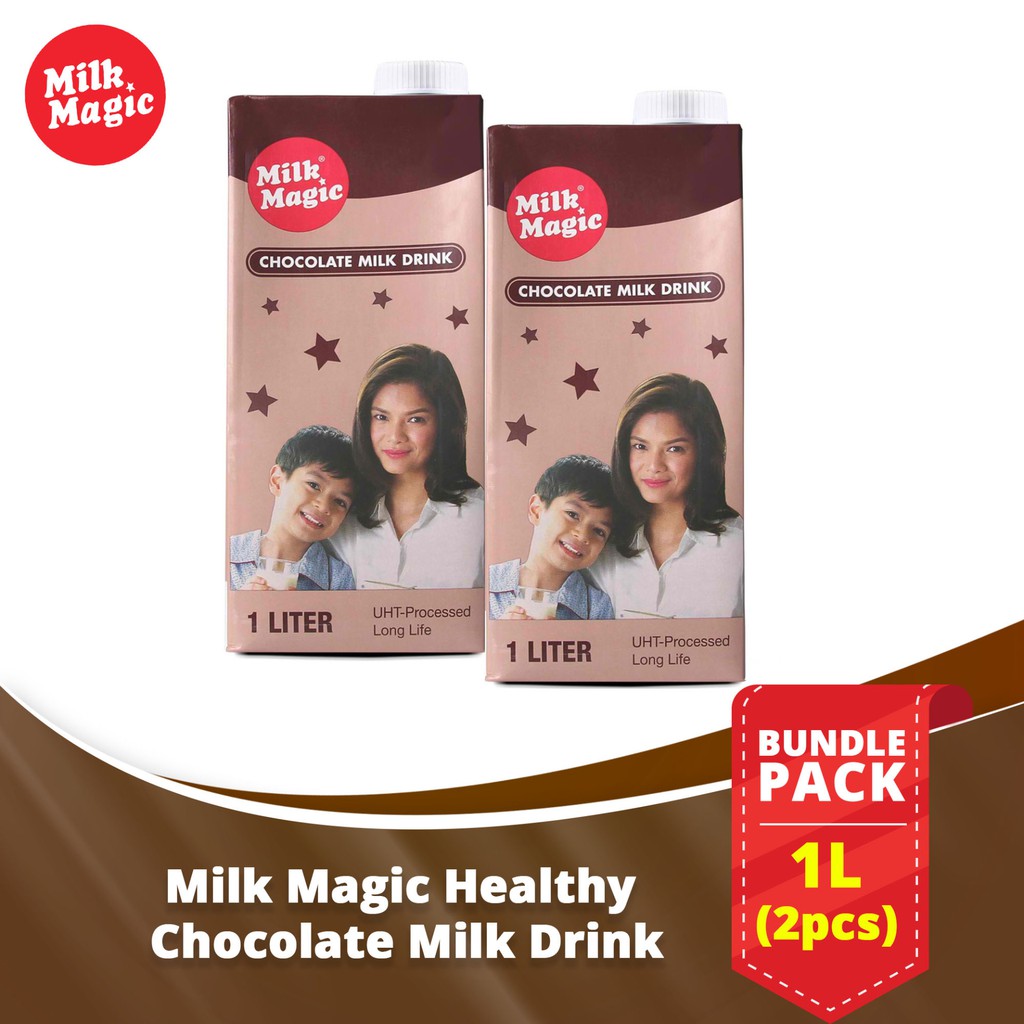 Milk Magic Chocolate Milk 1 Liter (Set of 2) Nutritious Health Drink