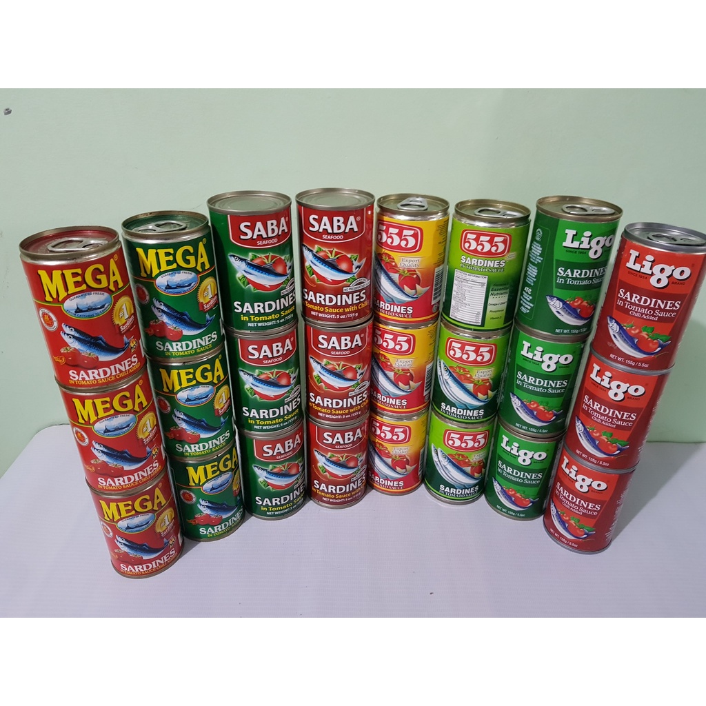 Mixed Sardines Package Set 001 Ready to Eat Canned Sardines (Pack of