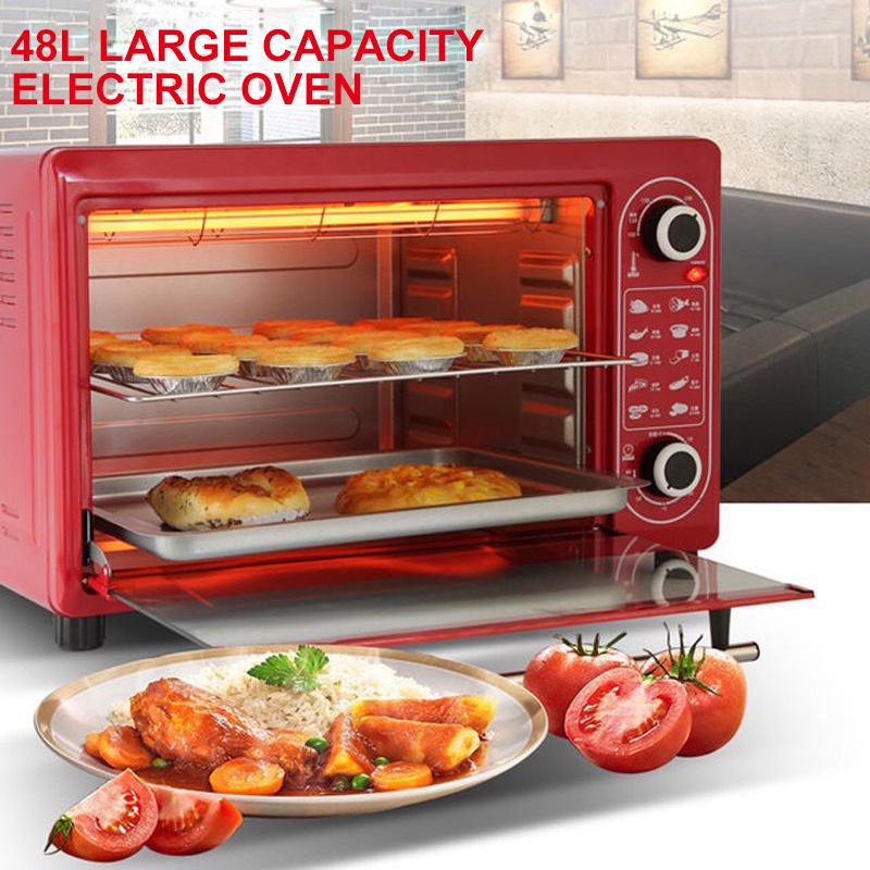 BOBI 48L Electric Oven Large Capacity Multifunctional Home Baking Oven