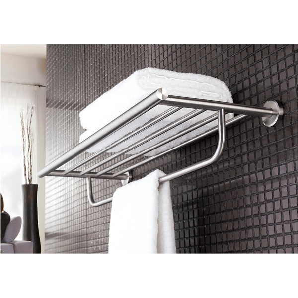 SUS 304 STAINLESS STEEL WALL MOUNTED TOWEL RACK (SCREW TYPE) Shopee