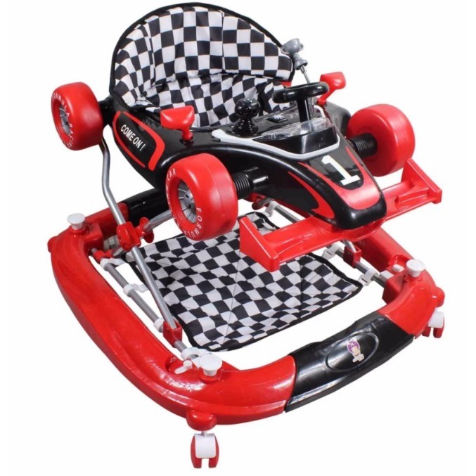 BabyBuysAlley 3 in 1 F1 Baby Walker Rocker Formula Racing Car 37231C (Red) Shopee Philippines
