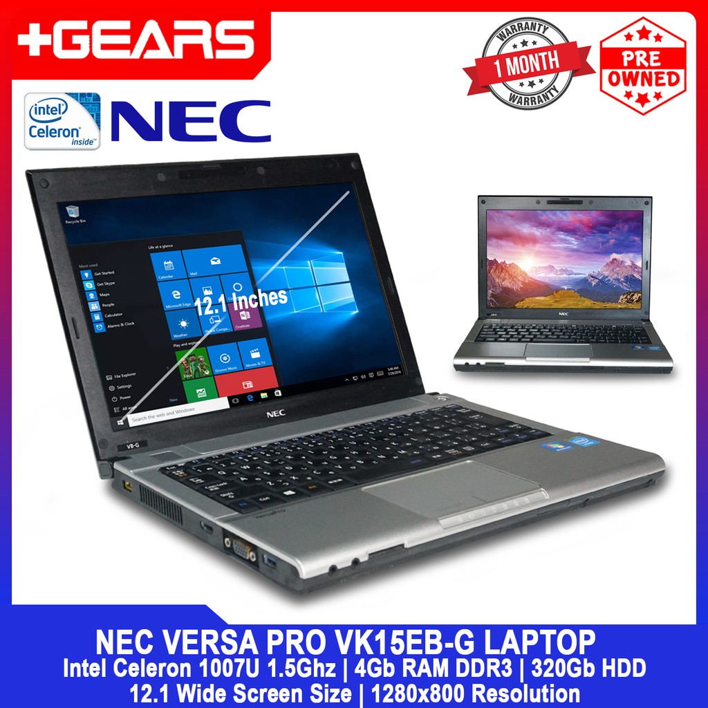 Nec Versa Pro VK15EBG Notebook Laptop Intel Celeron