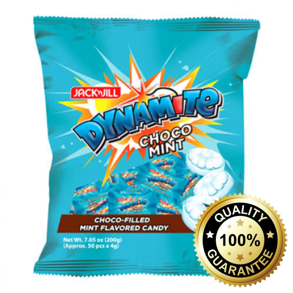 Dynamite Mint Candy 50s Choco Mint Choco Filled Mint Flavored Candy Shopee Philippines