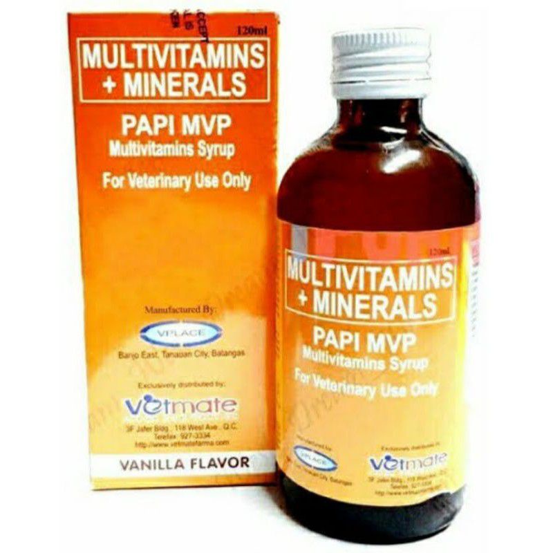 PAPI MVP MULTIVITAMINS + MINERALS Shopee Philippines