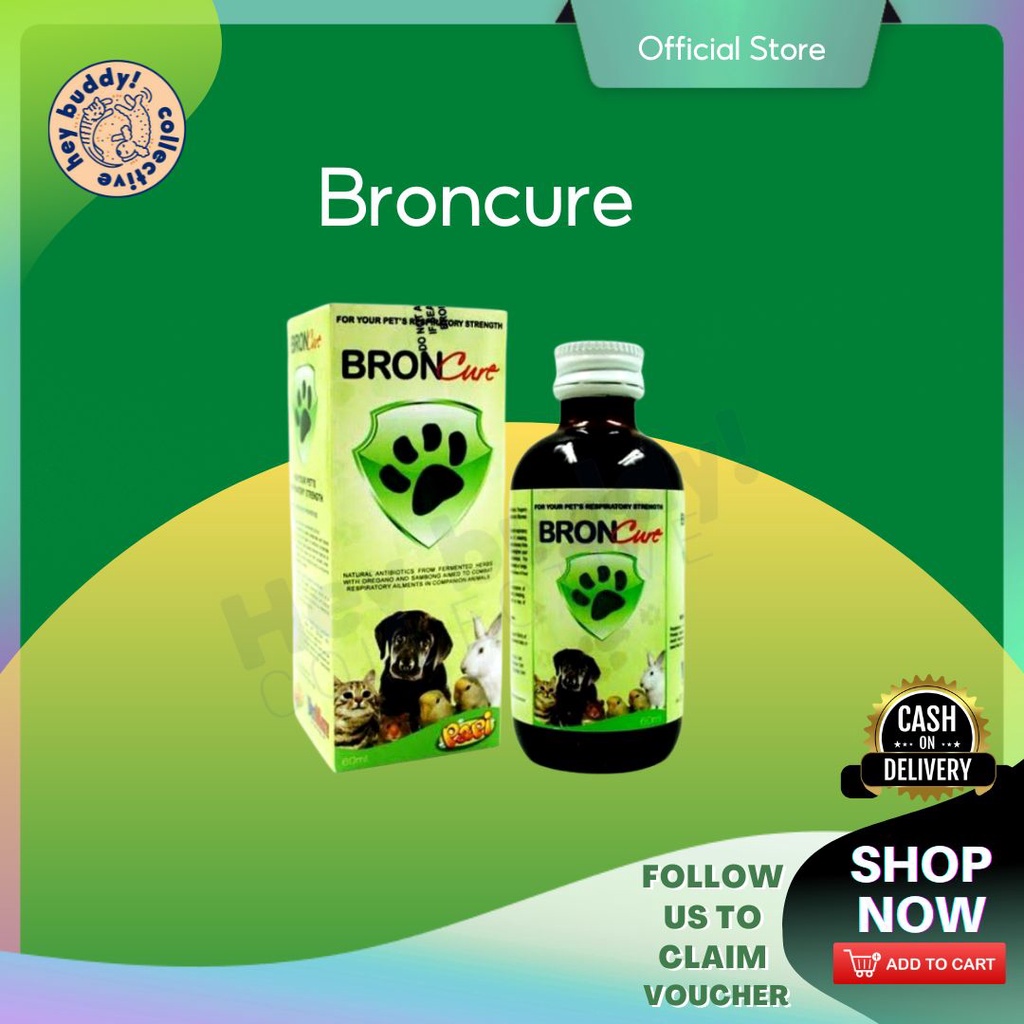 NEW Papi Broncure, Natural Antibiotic For Respiratory Infection in Pets