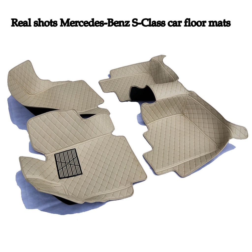 Real shots MercedesBenz SClass car floor mats W140 W126 W220 S320 S350 S500 S600 W221 W222