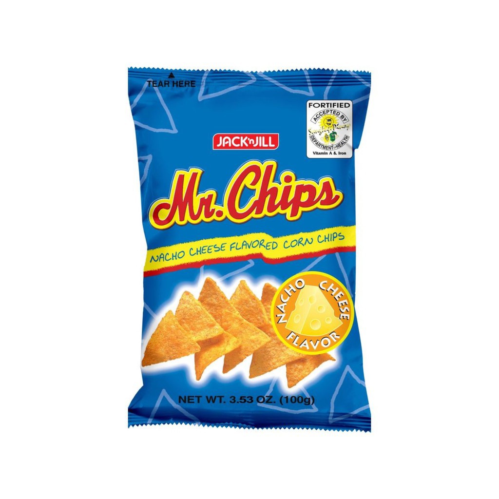 MR. CHIPS NACHO CHEESE 100g Shopee Philippines
