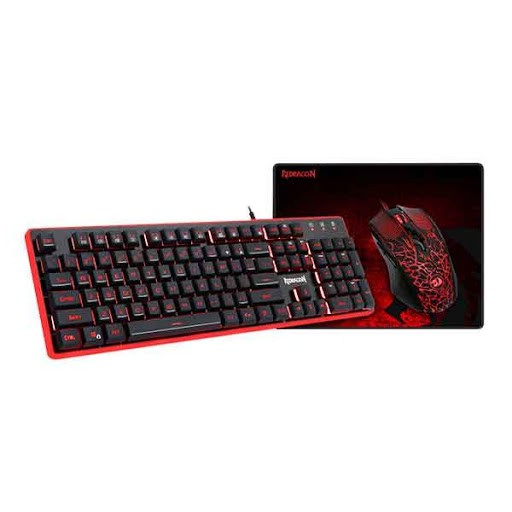 REDRAGON KEYBOARD,MOUSE AND MOUSE PAD 3 IN 1 S107 Shopee Philippines