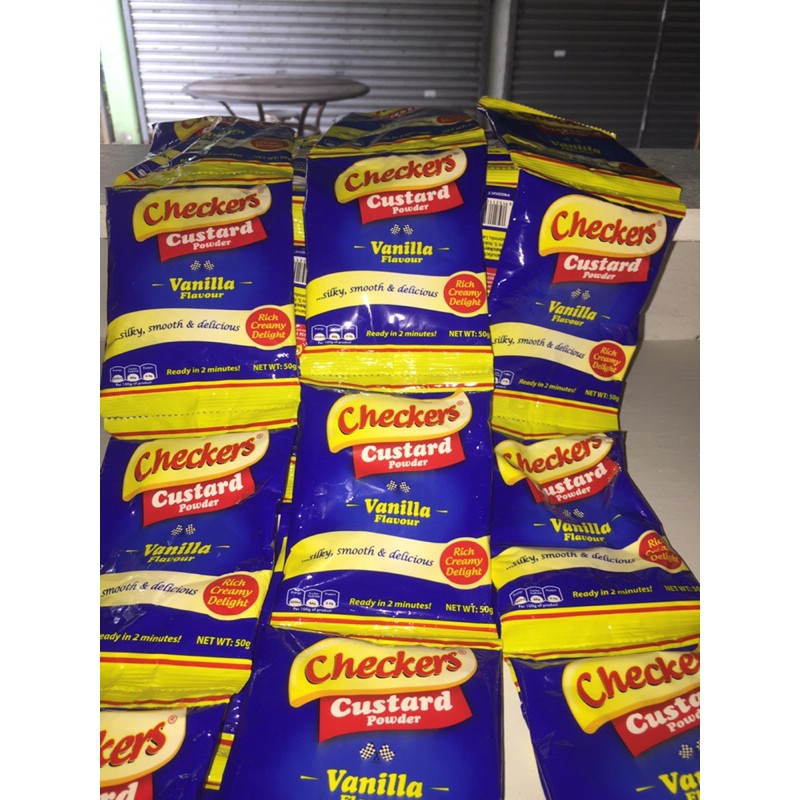 Checkers Vanilla Custard Powder 50g and 400g Shopee Philippines