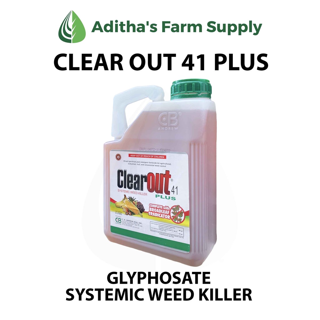 AFS Herbicide Clear Out 41 Plus (Glyphosate) Gallon Same as Roundup
