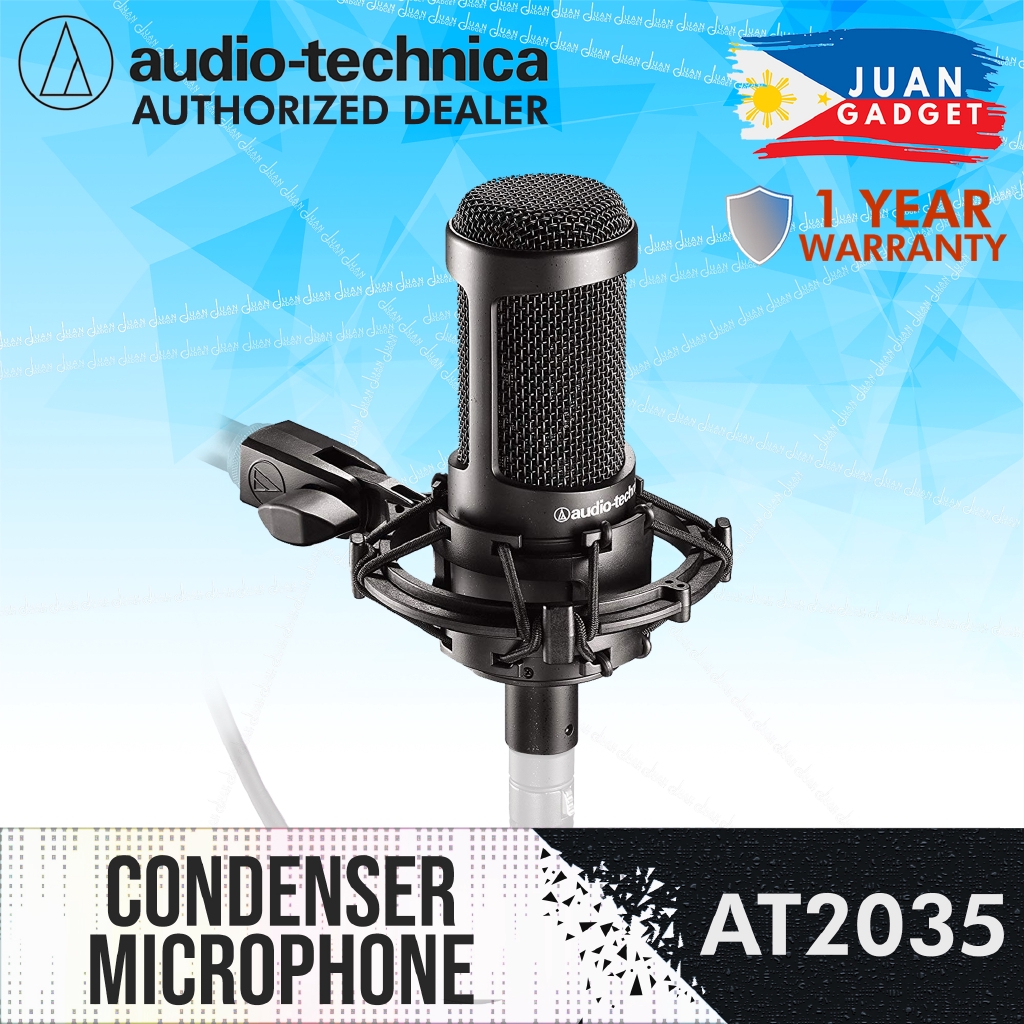 Audio Technica AT2035 Cardioid Condenser Microphone Shopee Philippines