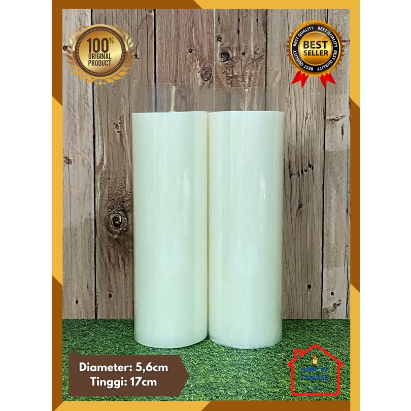 Plain White Pillar Candles Plain White Altar Candles Diameter 5